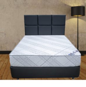 Ebony Design Bedset | Pocket Spring Mattress Bedset | Grey Divan Bed | King size Bed