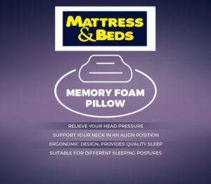 Memory Foam Pillow | Luxury Pillow | Best Pillow | Silentnight Bedding | Pocket Spring Mattress | Orthopedic Mattress