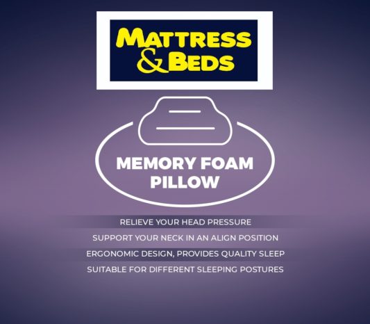Memory Foam Pillow | Luxury Pillow | Best Pillow | Silentnight Bedding | Pocket Spring Mattress | Orthopedic Mattress