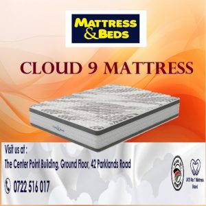 Cloud 9 Mattress | Silentnight Mattress Kenya | Mattress Nairobi |Pocket Spring Mattress | 12 inch Luxury Mattress | Cloud Nine Mattress | Quality Mattress
