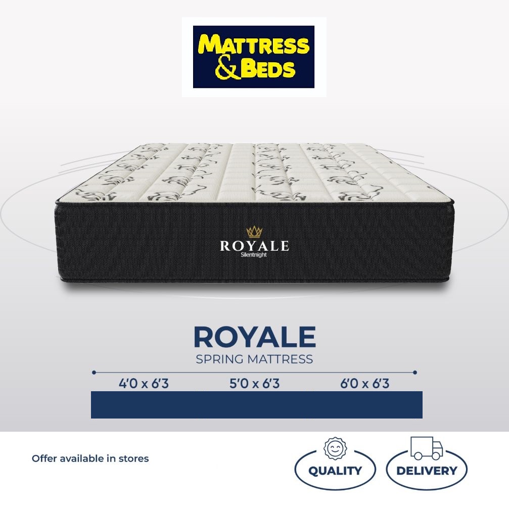 Royale Mattress |Silentnight Luxury Mattress | 12inch mattress | Pocket Spring Mattress | Comfortable Mattress | Mattress Kenya | Latex Mattress | King Size Mattress | Copyrite Furnitures | Dr Mattress