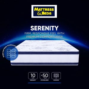 Serenity Mattress | 12 inch Luxury Mattress | Mattress Silentnight Kenya | Nairobi Mattress | Pocket Spring Mattress | Comfortable Mattress | Good Sleep Mattress